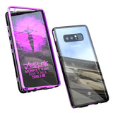 Bakeey Magnetic Adsorption Metal Clear Tempered Glass Scratch Resistant Protective Case for Samsung Galaxy Note 8