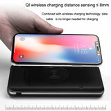 Bakeey 2 in 1 Qi Wireless Charger with Holder 10000mAh Power Bank Case for Samsung Xiaomi Huawei