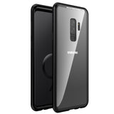 Bakeey Magnetic Adsorption Aluminum Tempered Glass Protective Case for Samsung Galaxy S9/S9 Plus/Note 8/S8/S8 Plus/S7/S7 Edge