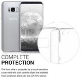 Full Body Transparent Touch Screen TPU Case For Samsung Galaxy S8 Plus