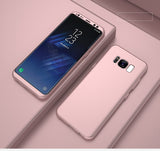 2 in 1 360° Full Body Front PC + Back Soft TPU Protective Case for Samsung Galaxy S8