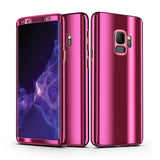 Bakeey Plating 360° Full Body PC Front+Back Cover Protective Case+HD Film For Samsung Galaxy S9/S9 Plus