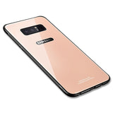 Bakeey™ Tempered Glass Mirror Back TPU Frame Protective Case for Samsung Galaxy Note 8/S8/S8Plus