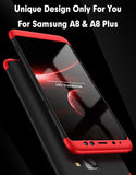 Bakeey™ 3 in 1 Double Dip 360° Full Body Protective Case for Samsung Galaxy A8/A8Plus