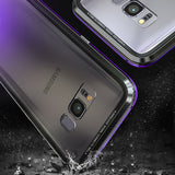 Bakeey 360° Magnetic Adsorption Aluminum Glass Protective Case for Samsung Galaxy S8/S8 Plus