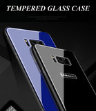 Bakeey™ Tempered Glass Mirror Back TPU Frame Protective Case for Samsung Galaxy Note 8/S8/S8Plus