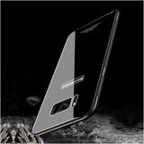 Bakeey™ Tempered Glass Mirror Back TPU Frame Protective Case for Samsung Galaxy Note 8/S8/S8Plus