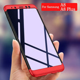 Bakeey™ 3 in 1 Double Dip 360° Full Body Protective Case for Samsung Galaxy A8/A8Plus