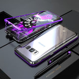 Bakeey 360° Magnetic Adsorption Aluminum Glass Protective Case for Samsung Galaxy S8/S8 Plus