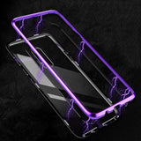 Bakeey 360° Magnetic Adsorption Metal Clear Glass Protective Case for Samsung Galaxy S9/S9 Plus