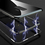 Bakeey Magnetic Adsorption Aluminum Tempered Glass Protective Case for Samsung Galaxy S9/S9 Plus/Note 8/S8/S8 Plus/S7/S7 Edge