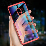 Bakeey Plating Bright Color Clear Soft TPU Protective Case For Samsung Galaxy S9/S9 Plus/Note 8/S8/S8 Plus/S7 Edge