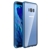 Bakeey Magnetic Adsorption Aluminum Tempered Glass Protective Case for Samsung Galaxy S9/S9 Plus/Note 8/S8/S8 Plus/S7/S7 Edge