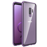 Bakeey Magnetic Adsorption Aluminum Tempered Glass Protective Case for Samsung Galaxy S9/S9 Plus/Note 8/S8/S8 Plus/S7/S7 Edge