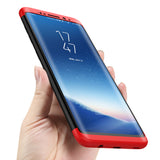 Bakeey 3 in 1 Double Dip 360° Protective Case Hard PC Cover for Samsung Galaxy S9 Plus