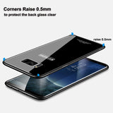 Bakeey™ Tempered Glass Mirror Back TPU Frame Protective Case for Samsung Galaxy Note 8/S8/S8Plus