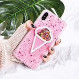 3D Dynamic Ice Cream Phone Case For iphone X