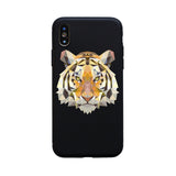 Cool Geometric Animals Tiger Lion Bear Wolf Dog soft Cover Case