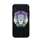 Cool Geometric Animals Tiger Lion Bear Wolf Dog soft Cover Case