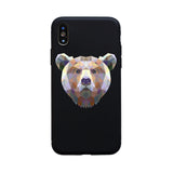 Cool Geometric Animals Tiger Lion Bear Wolf Dog soft Cover Case