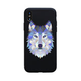 Cool Geometric Animals Tiger Lion Bear Wolf Dog soft Cover Case