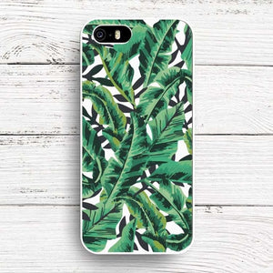 Tropical Banana Leaf iPhone Case