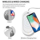 Dockable Qi Wireless Charge Power Bank