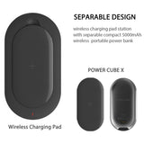 Dockable Qi Wireless Charge Power Bank