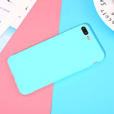 Color TPU Silicone Frosted Matte Case