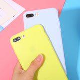 Color TPU Silicone Frosted Matte Case