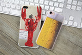 Funny Soft  Case Beer Gameboy Phone Battery Clear Silicone Cover