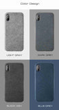 Luxury Cloth Texture Soft TPU Silicone Cover  Case