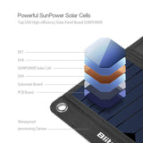 3 Panel 20W Solar Power Bank Charger