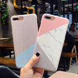 Marble Wood Ultra Slim Hard Cover