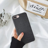 Cloth Texture Soft TPU case