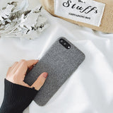 Cloth Texture Soft TPU case