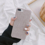 Cloth Texture Soft TPU case