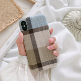 Cloth Texture Soft TPU case