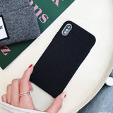 Cloth Texture Soft TPU case