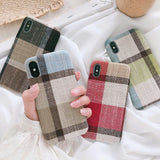 Cloth Texture Soft TPU case