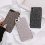 Cloth Texture Soft TPU case