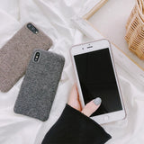 Cloth Texture Soft TPU case