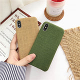 Cloth Texture Soft TPU case