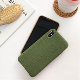 Cloth Texture Soft TPU case