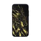 Cool Geometric Animals Tiger Lion Bear Wolf Dog soft Cover Case