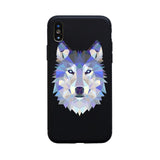 Cool Geometric Animals Tiger Lion Bear Wolf Dog soft Cover Case