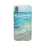 Blue Sea Waves beach case