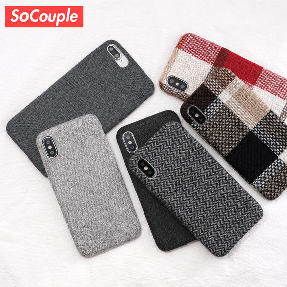 Cloth Texture Soft TPU case